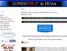 Tablet Screenshot of condocrazeandhoas.com